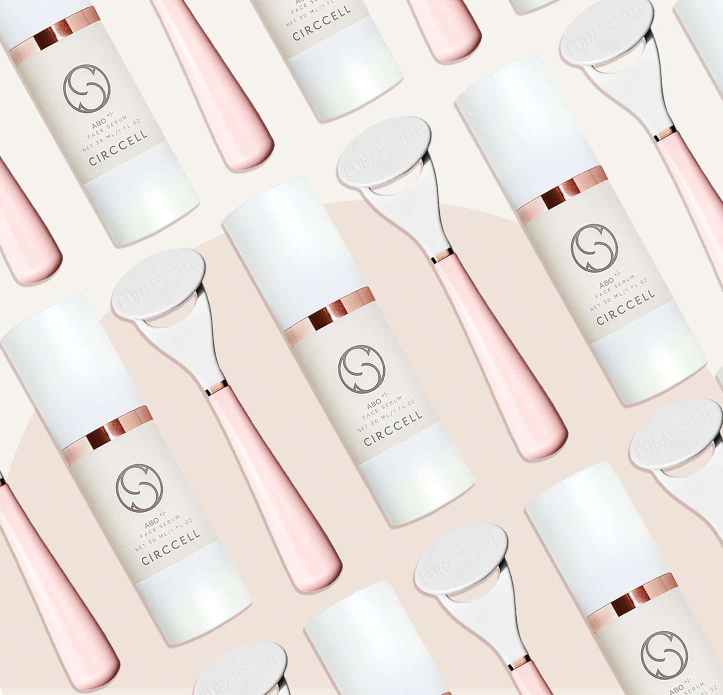 LUNAESCENT Skincare Applicator and ABO Face Serum