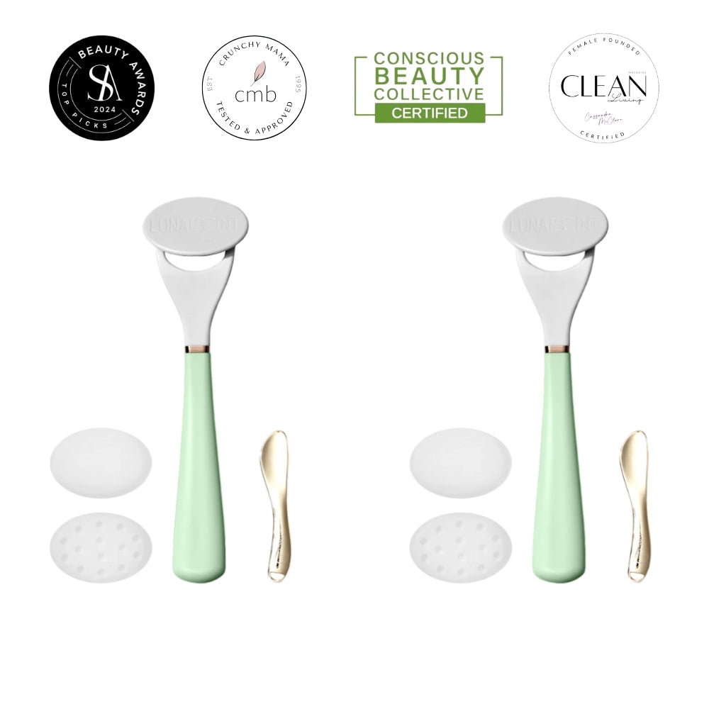 2 LUNAESCENT Touch-Free Skincare Applicator Sets