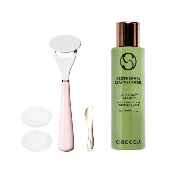 LUNAESCENT Skincare Applicator and Geothermal Clay Cleanse